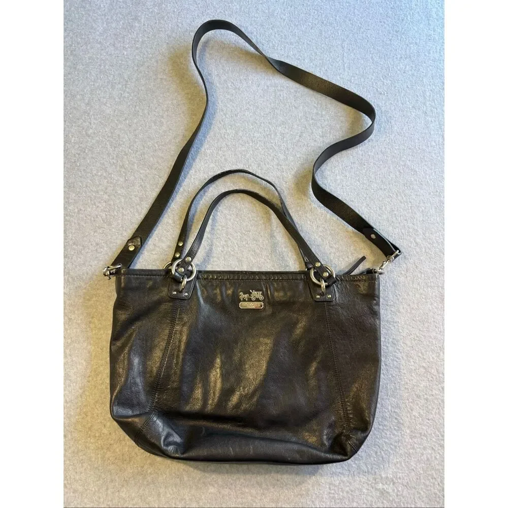 Coach Mia black shoulder bag